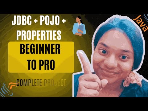 🔥 JDBC + POJO + Properties | Full CRUD Beginner to Pro