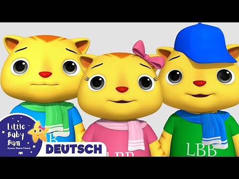 Drei kleine Kätzchen | Kinderlieder | LittleBabyBum