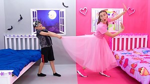 Pink vs Black Challenge for friends by Vlad and Niki. | Vlad and Niki