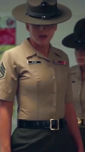 Women in Uniforms - US Marines Sergeant Drill Instructor Video