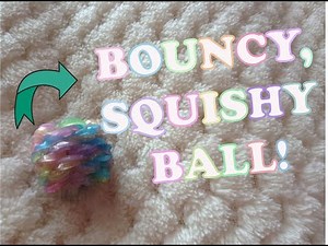 RainbowLoom Squishy, BOUNCY BALL Tutorial! {Kittycatloom}