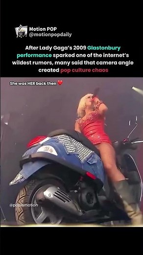 lady gaga’s glastonbury performance accidentally sparked one of the wildest internet rumor #ladygaga