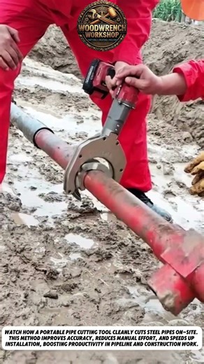 Portable Pipe Cutting Machine | Fast and Precise Pipe Work in the Field