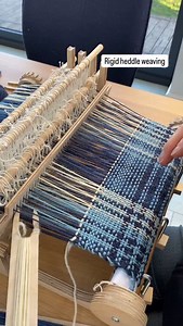 101K views · 4.3K reactions | Weaving a double width fabric on the rigid heddle loom using the 4 shaft extension kit. We have written a blog about this project to create a handwoven British wool cushion which can be read on our website. Our weaving kits are available in our TabbyandTweed website shop for UK delivery and our TabbyandTweed Etsy shop for delivery to some other locations. #weaving #rigidheddleloom #rigidheddleloomweaving #4shaftweaving #doublewidth | TabbyandTweed | Facebook