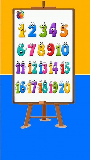 1 to 20 ||number counting song for kids #kidslearning #staylittlechannel #counting