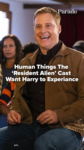 75 reactions · 5 comments | Harry from @residentalien has gotten to experience many human things but there’s still a lot left to experience. We asked the cast on what human thing they want to see @alantudyk ‘s character doing the near future. | PARADE Magazine | Facebook
