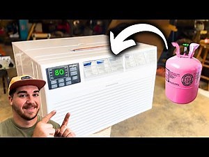 How To Add Refrigerant / Freon To Your Window Air Conditioner R22 & 410a