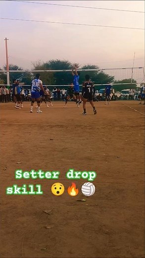 setter drop skill 😯🔥 #shorts #volleyball #youtubeshorts #volley