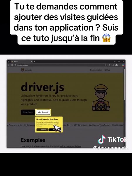 Ajoutez des visites guidées à vos applications Web