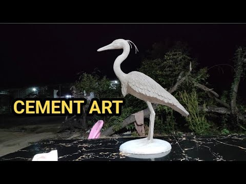 Handmade Cement Bird Sculpture: Step-by-Step DIY