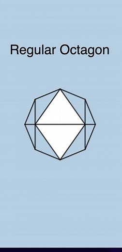 equal areas in a regular #octagon #maths #mathematics #math #mathtiktok #tiktokmath #geometry #geometrytoks