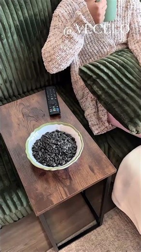 Cozy Living Room Upgrade with a Smart C Table #home #diy #cozy #endtable #nightstand #aesthetic