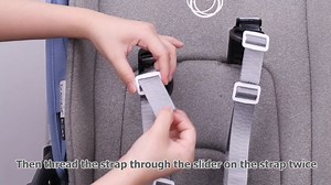 Watch how to install the straps on the high chair and stroller? on Amazon Live