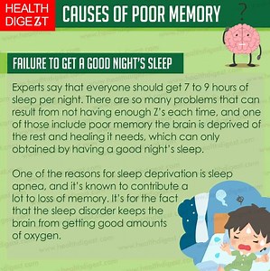 Causes of Poor Memory | Health Digest