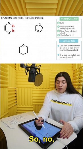 Determining Aromaticity Using Huckel's Rule #organicchemistry
