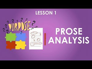 Prose Analysis in Grades 9-10 - Schooling Online - Lesson 1