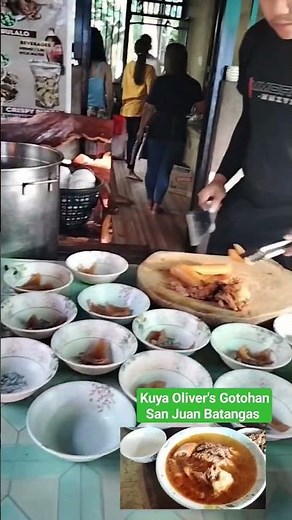 The best Gotohan sa San Juan Batangas na dinadayo ng mga tao. Kuya Oliver's Gotohan. #food #gotohan