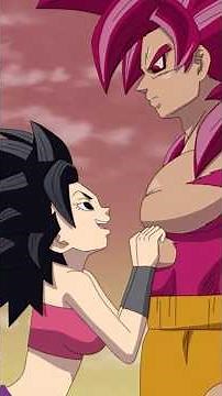 Caulifla Sees Super Saiyan 4 Goku for the First Time and Falls in Love! #goku #caulifla #anime #dbs