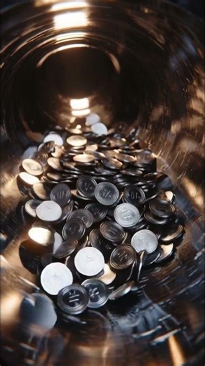 How Coins Are Made 💰 | Minting Process Explained #shorts #satisfyingprocess #science