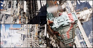 A Vertical Railway Station Environment Made With Unreal Engine 5