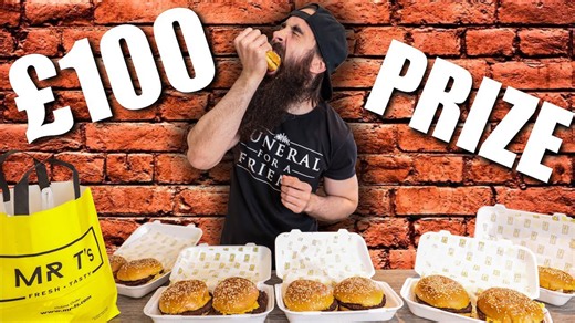 Mr T’s undefeated burger challenge | £100 prize | COB ep. 158 | BeardMeatsFood