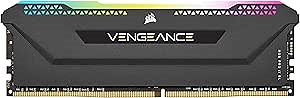 Corsair Vengeance RGB PRO SL 32GB (2x16GB) DDR4 4000MHz C18 Desktop Memory (10 Ultra-Bright RGB LEDs, Custom Performance PCB, Tight Response Times, Intel XMP 2.0) Black