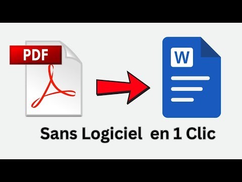 Convertir un PDF en Word (Sans Logiciel !) Méthode 100% avec Microsoft Word