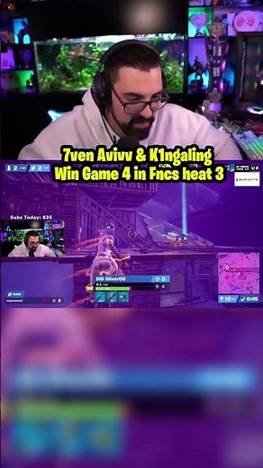 7ven Avivv & K1ngaling Take Game 4 In Fncs Heat 3 🥇| #fortnite #gaming #foryou #shorts #fyp