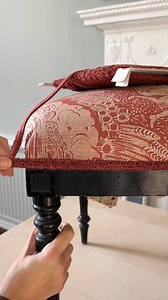 1.2M views · 284 reactions | Furniture project, new upholstery for this vintage chair - upholstery classes coming soon! ✂️晴 #antique #upcycling #homedecor #upholstery #vintage | The Upholstery Studio | Facebook