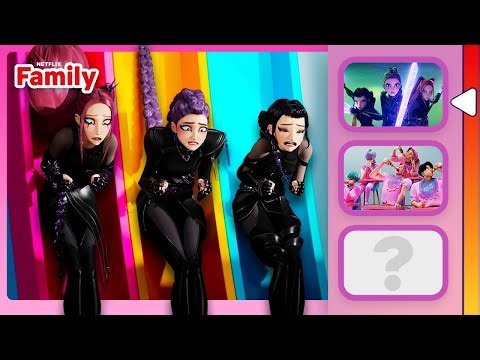Battle of the Idols! HUNTR/X VS Saja Boys 💥 KPop Demon Hunters | Netflix Family