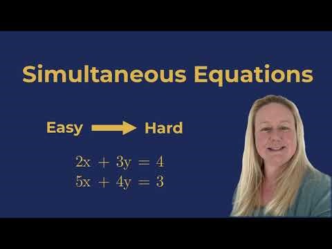 Simultaneous Equations GCSE Maths | Easy to Hard Exam Questions
