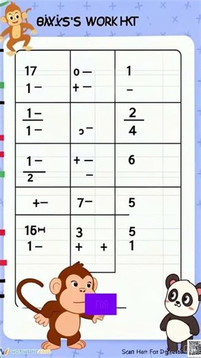 Addition & Subtraction Practice for Kids!