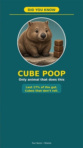 Wombats Poop Cubes
