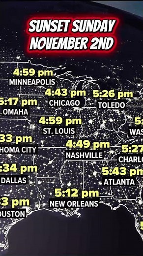 Fall back: Daylight saving time is Nov. 2