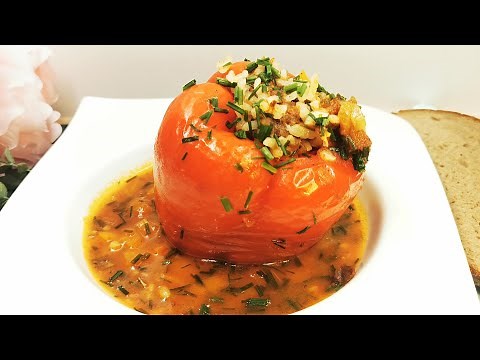 Mit Hackfleisch gefüllte Paprika ❤️ einfaches und sehr leckeres Rezept!