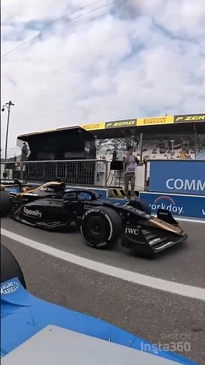F1 Movie EXCLUSIVE Footage - Benetton F1 Overtaking APX GP Sonny Hayes in the pitlane