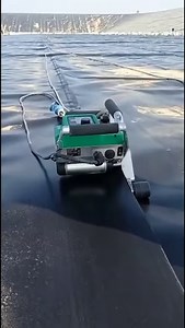 2.5K views · 47 reactions | Our new COMET 700 live in action. A customer is welding a large installation for a mining project in Peru. Especially the welding speed of 6 m/min (20 ft/min) is impressive. Read more about the hot wedge welding machine for civil engineering from Leister under: https://leister.link/237 #Leister #LeisterWorld #LeisterTechnologies #PlasticEngineering #PlasticWelding #ConstructionEquipment #CivilEngineering | Leister | Facebook