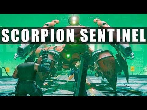 Final Fantasy 7 Remake Scorpion Sentinal Boss - How to beat the first boss in the Mako Reactor