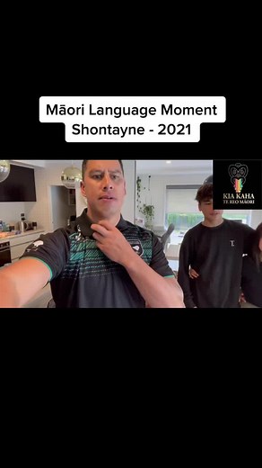 Shontayne and Whānau Waiata - Māori Language Moment 2021