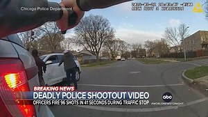 1.7M views · 37K reactions | Newly released body camera footage shows the moment a traffic stop in Chicago turned deadly after police fired nearly 100 gunshots in 41 seconds when a 26-year-old man pulled a gun on them. Police claim Dexter Reed fired first. Alex Perez has more. https://trib.al/LH5oABb | ABC World News Tonight with David Muir | Facebook