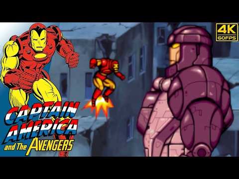 Captain America and The Avengers - Iron Man (Arcade / 1991) 4K 60FPS