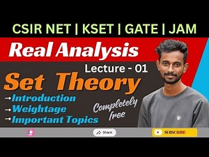 Real Analysis | Lecture 01 | CSIR NET| KSET | GATE |JAM | NBHM |TIFR | Limitless Math | by Hanamesha