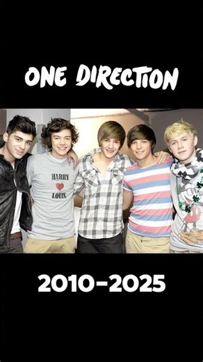 One Direction (2010-2025) Before and After #onedirection #nostalgia