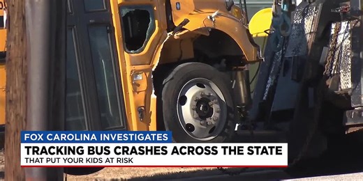 Hundreds of bus crashes recorded statewide since last school year
