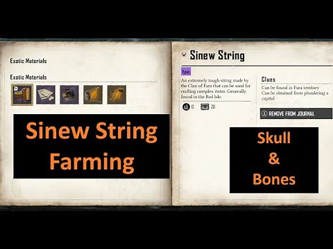 How to Farm Sinew String - Skull & Bones