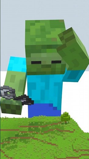 Why Minecraft zombies are on fire! minecraft animation