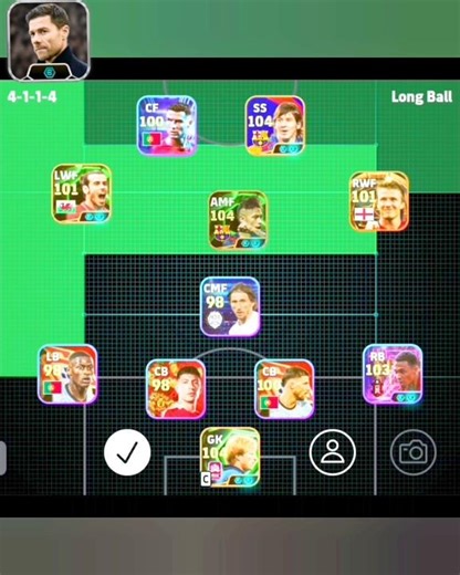 Best formation 4 - 1 -1- 4 manager coach base formation counter attack #video #efootballgame