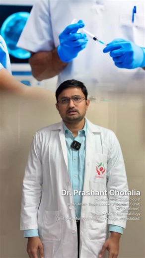 dr.prashant chotalia on Instagram: "ANA Positive? Don’t Panic. As explained by Dr. Prashant Chotalia, a positive ANA test does NOT automatically mean Lupus or autoimmune disease. ✔️ Up to 20% healthy people can have positive ANA ✔️ Result must be read with symptoms (lakshan) ✔️ Titer level matters, not just positive/negative 👉 Always consult a Rheumatologist for proper interpretation. #ANATest #AutoimmuneAwareness #LupusMyths #Rheumatology #HealthEducation"