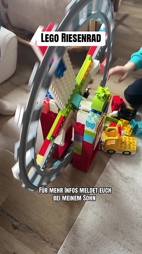 DIY LEGO Duplo Giant Ferris Wheel Tutorial