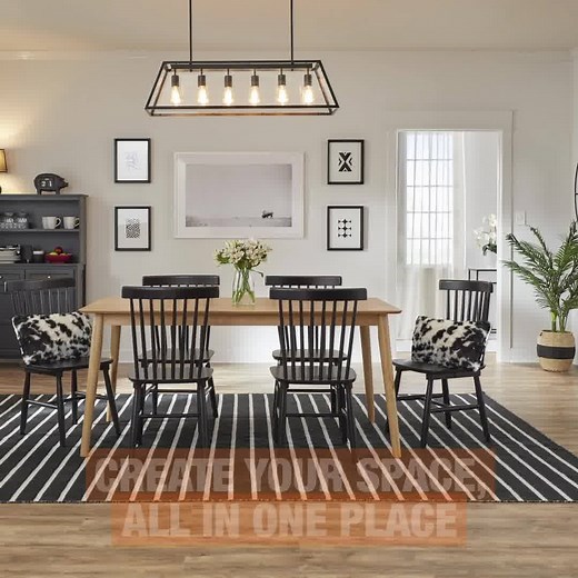 Find just the right touch with dining room tables and a range of lighting choices. | The Home Depot